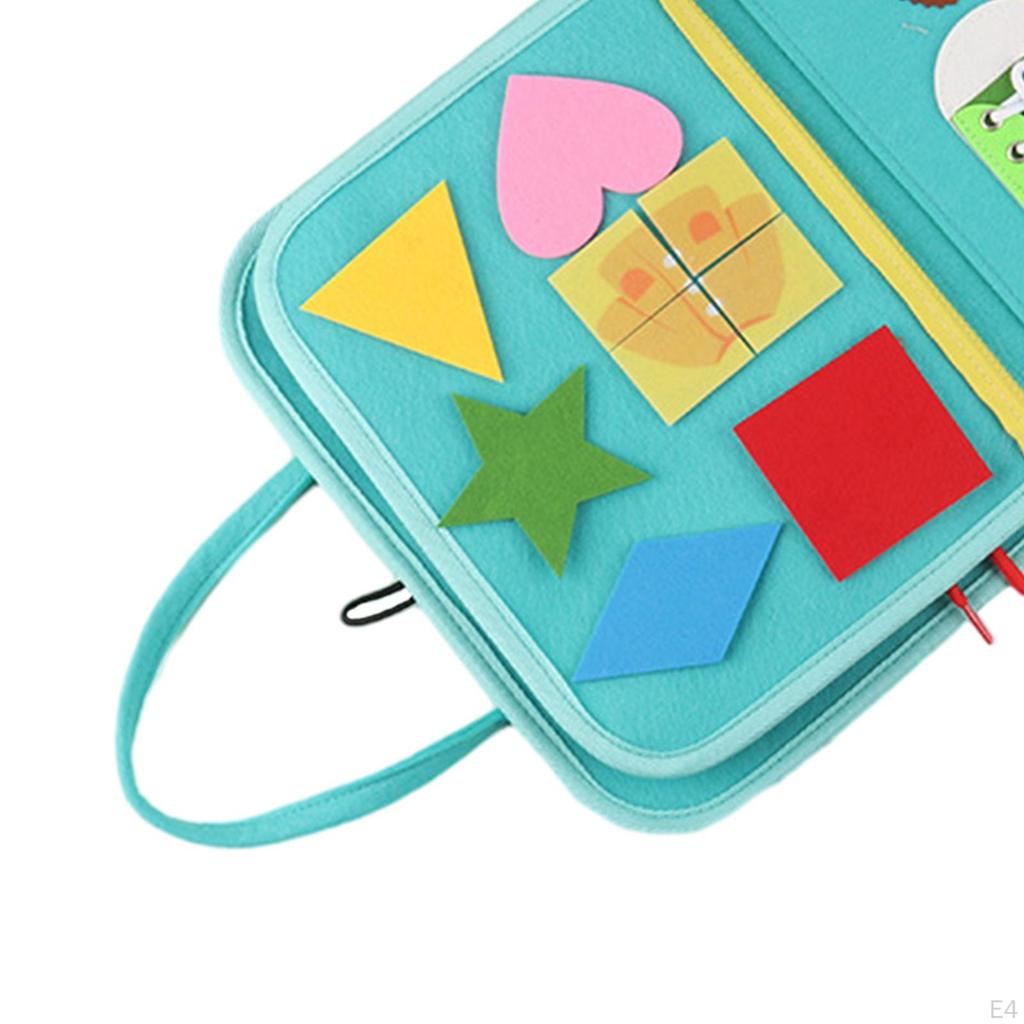 Activity Board Busy Montessori Toy Learn to Dress Life Skills Kids for