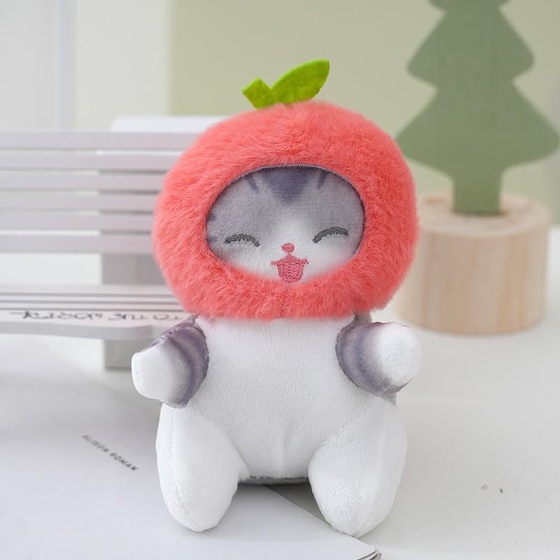 Plush Cat Toy With Fruit Costume For Kids And Collectors