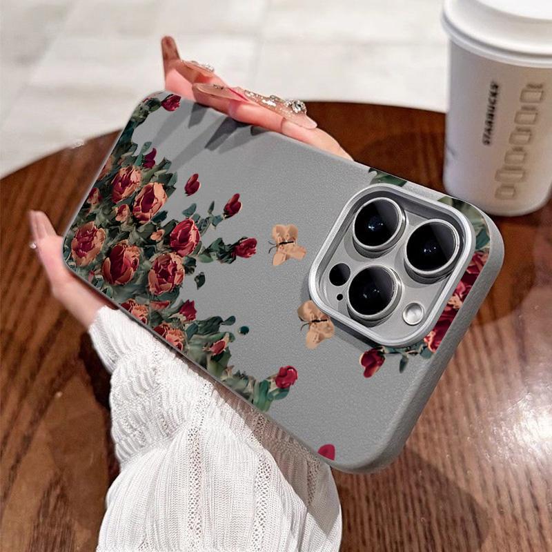Redmi Note 14 Cases Retro Fashion Rose Faux Leather Phone Case for Xiaomi Redmi Note 12 13 Pro Plus 10S 11S 12S 11 13C 14C Cover