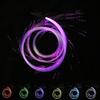 Frusta in Fibra Ottica LED 7 Colori Cambianti Luce Luminosa Frusta Illuminata per Rave Dance Festival EDM Spettacolo di Luci da Palco