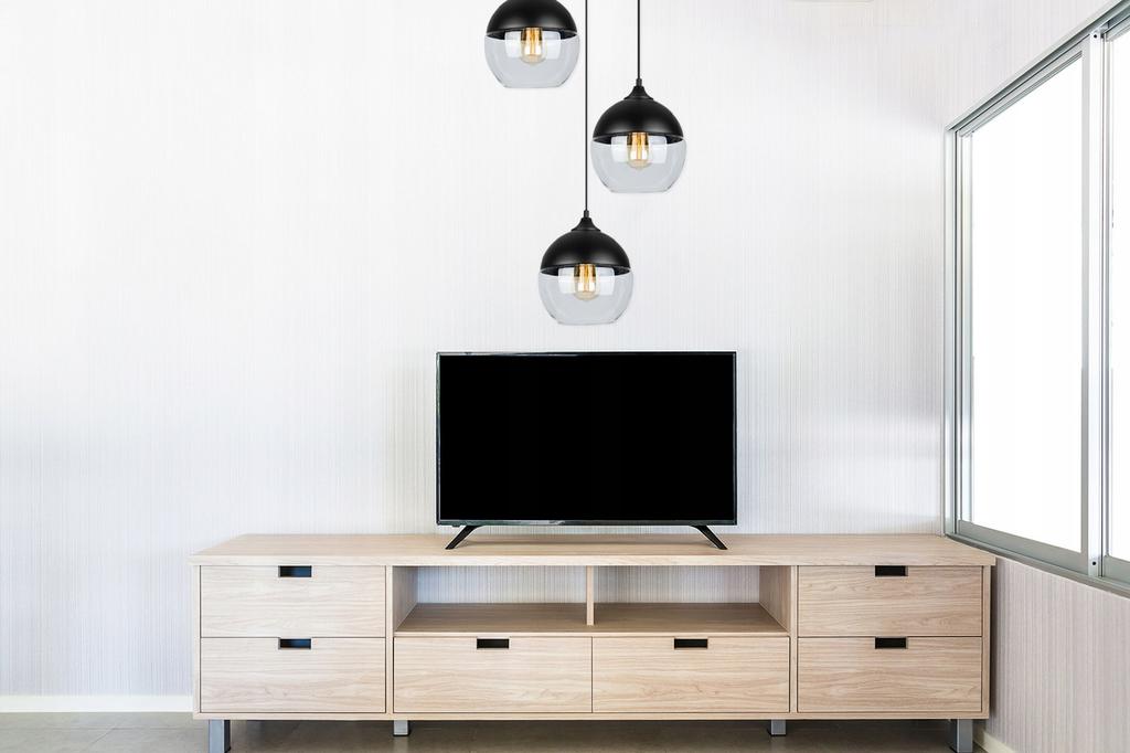 HÄNGENDE DECKENLAMPE, GLASPLAFOND, LED-LAMPE