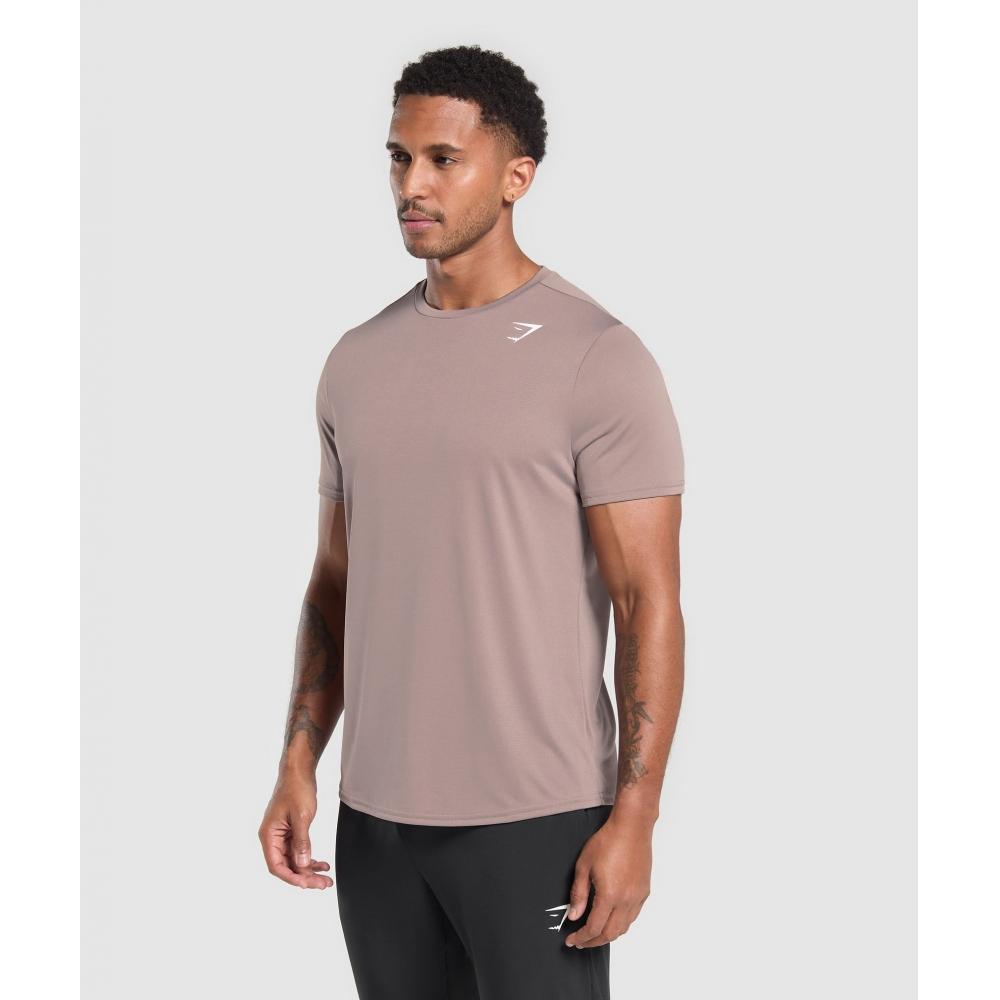 Gymshark Koszulka Arrival Regular Fit T shirT Powder Mauve A2a1j Kb7d