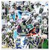 50 Sheets Naruto Hatake Kakashi Waterproof Stickers for Phones, Computers, Thermos, and Planners.