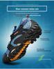 Men's Flyknit Mesh Outdoor Hiking and Wading Shoes with Thick Sole