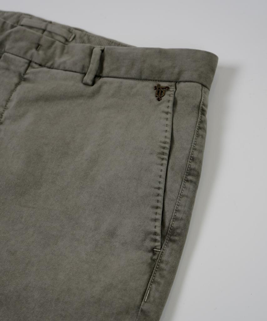 BIRBANTE Sondrio Stretch Satin Pants - Mocha Beige