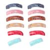 12pcs Vintage Large Thick Barrettes Women Girls Acrylic Hairpin Holder Elegant Headwear Curved Geometric Hair Clips