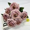 Rose Flower Artificial Wedding Hotel Restaurant Desktop Decoration Room Ornament