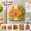 3D Relief Refrigerator Magnet Simulation 3D Refrigerator Stickers Fridge Magnet  Kitchen Decor