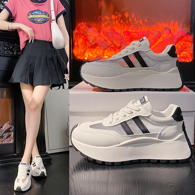 Forrest Gump Shoes Women'S Summer Breathable Versatile Mesh Shoes Women'S Shoes Casual Platform Dad Shoes Trendy Single Shoes