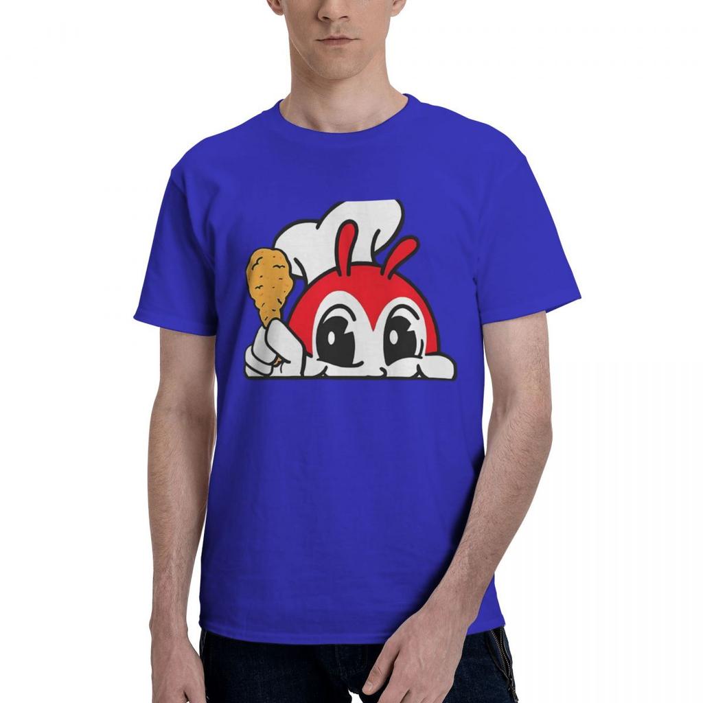 JOLLIBEE PEEKING CUTE CHICKEN JOY FILIPINO STICKER 100 Cotton Casual Breathable Confortable TShirt Designer Clothes Men Men