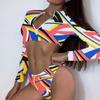 Fashion Women Printed Bikini Push-Up Padded Swimwear Swimsuit Beachwear Set