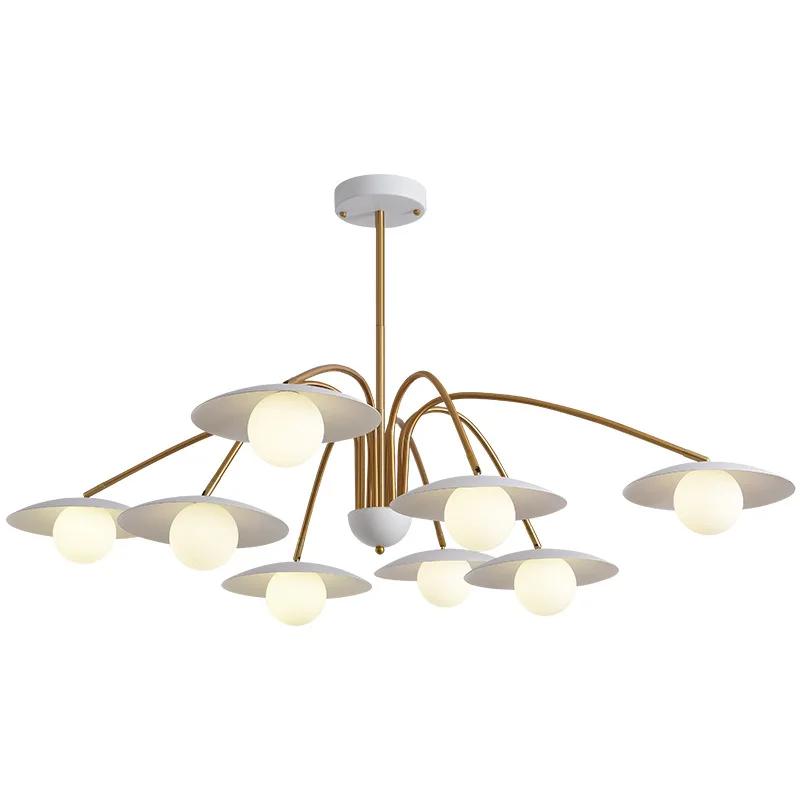 Eye protection lamp water drop Nordic living room chandelier light luxury simple bedroom dining room lamps