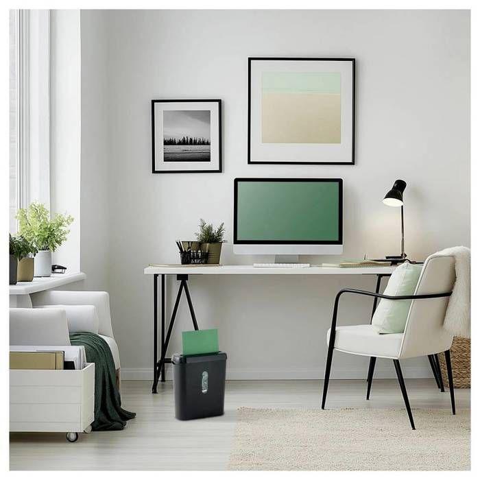 Dokumentenvernichter - HAMA - Classic S61 - Sicherheit P2 T2 E2 - Streifenschnitt - 6 Blatt A4