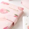 1pc Peach Notebook A5 Magnetic Buckle Book Diary Student Color Page Journal Diary
