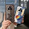 Protective Soft Case Phone Case For Realme14 Pro+ Global/China Anti-dust Durable Fashion Design TPU Graffiti Waterproof