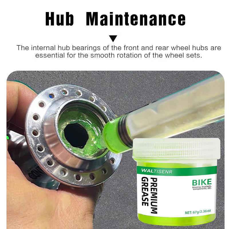 67g Premium Quality Grease | Bicycle Maintenance Essentials | Motor Bearing Lubricating Grease for Mid-axis, Pedal, Bowl Group