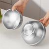 Stainless Steel Bowl Insulated Soup Bowl Metal Insulation Kitchen Dinnerwares