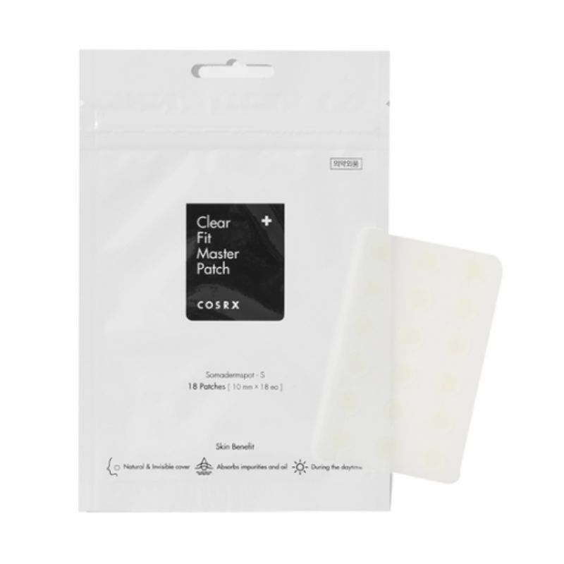 COSRX Clear Fit Master Patch 18 Штук – Ультратонкие Гидроколлоидные Пластыри от Акне для Незаметного Ухода за Прыщами