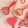 Heart-shaped Plastic Measuring Spoons Set