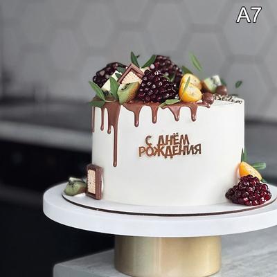1 pezzo di decorazione per torta con lettere in acrilico, decorazione per torta di buon compleanno per decorazioni per torte di compleanno.