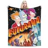 Futuramas Cartoon Comic Blanket Quality Warm  Throw Blanket Winter Girls Boys Couch Chair Sofa Bed Funny Bedspread