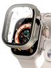 Hülle für Apple Watch Ultra Case 49mm Zubehör PC Stoßfester Bumper + Gehärtetes Glas Displayschutz iwatch Serie Ultra 2 49