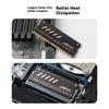 JEYI NB-CG 2PCS Memory Heatsink Copper Graphene Cooling Heatsink for DDR4/DDR5 Notebook Laptop Memory