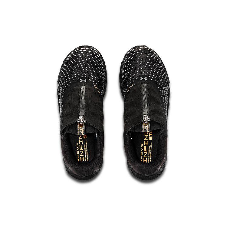 Under Armour Hovr Infinite 3 Storm Fabric Lightweight Breathable Cushioning Low-Top Casual Shoes Women Sneaker Black 3025485-001