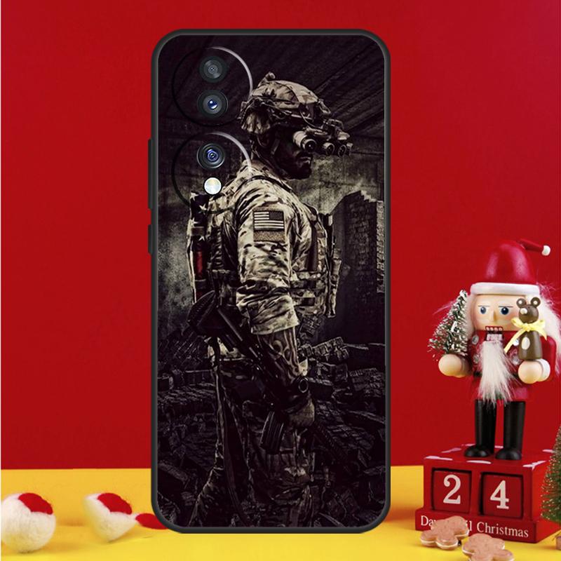 Military Army Special Forces Case For Honor Magic V5 5 6 7 Pro Honor 50 70 90 200 400 Lite X7a X9b X9c X9a X8a X8b Cover