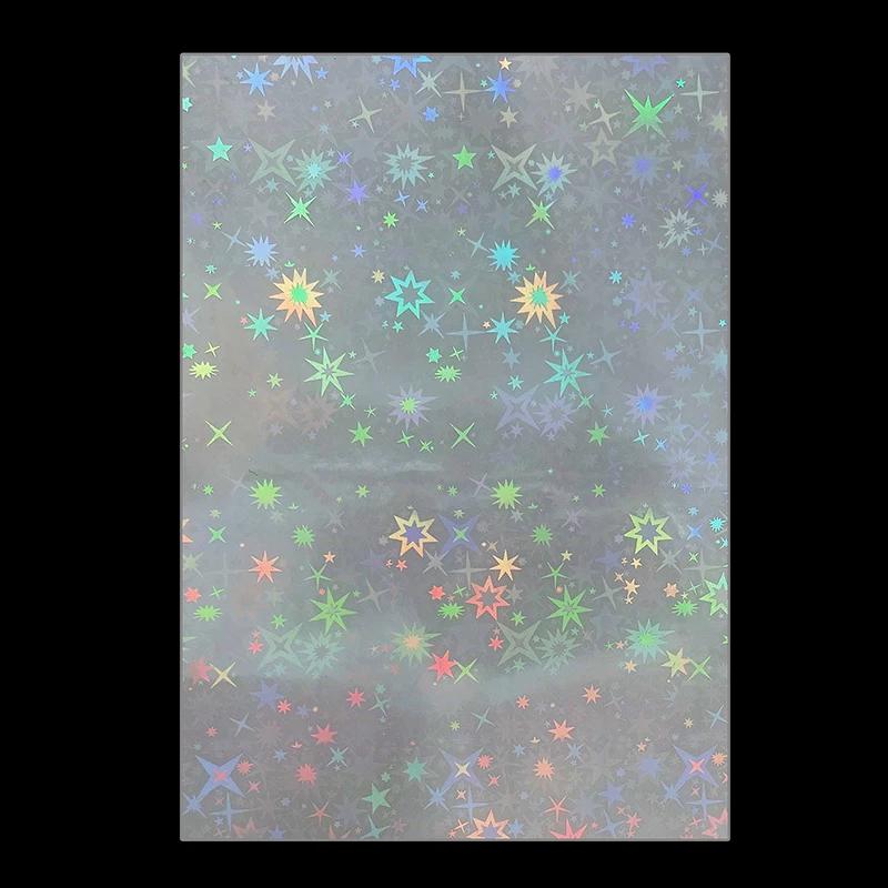 1PC Laser Nail Stickers Holographic Sliders Stars Hearts 3D Transfer Decals DIY Tips Nail Art Decorations Manicure Accessories