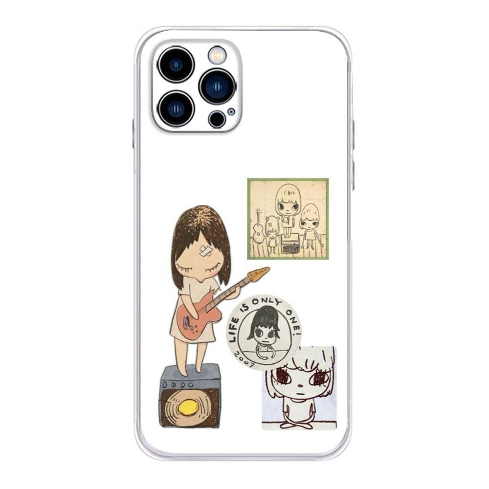 Cute Y-Yoshitomo Nara Phone Case For iPhone 17,16,15,14,13,12,11 X,Plus,Pro,Max,XR,Plus,E,Mini Transparent Soft Cover