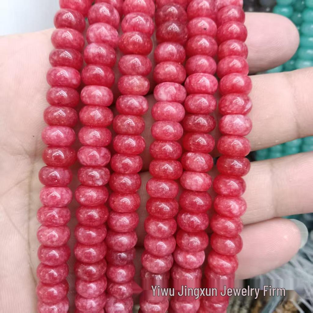 100 Natural Stone 5x8mm Abacus Beads for Jewelry Making – Bracelets & Necklaces