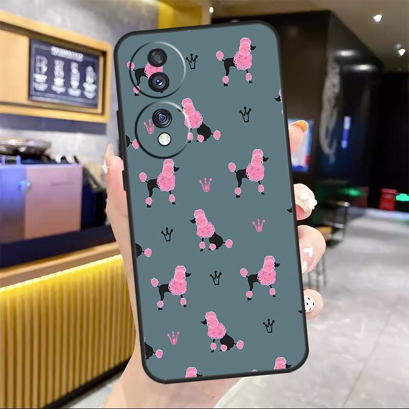 Poodle Dog For Honor Magic 6 7 8 Pro Case For Honor 90 70 50 Lite 400 200 X8c X8b X9a X9b X9c X9d Win RT