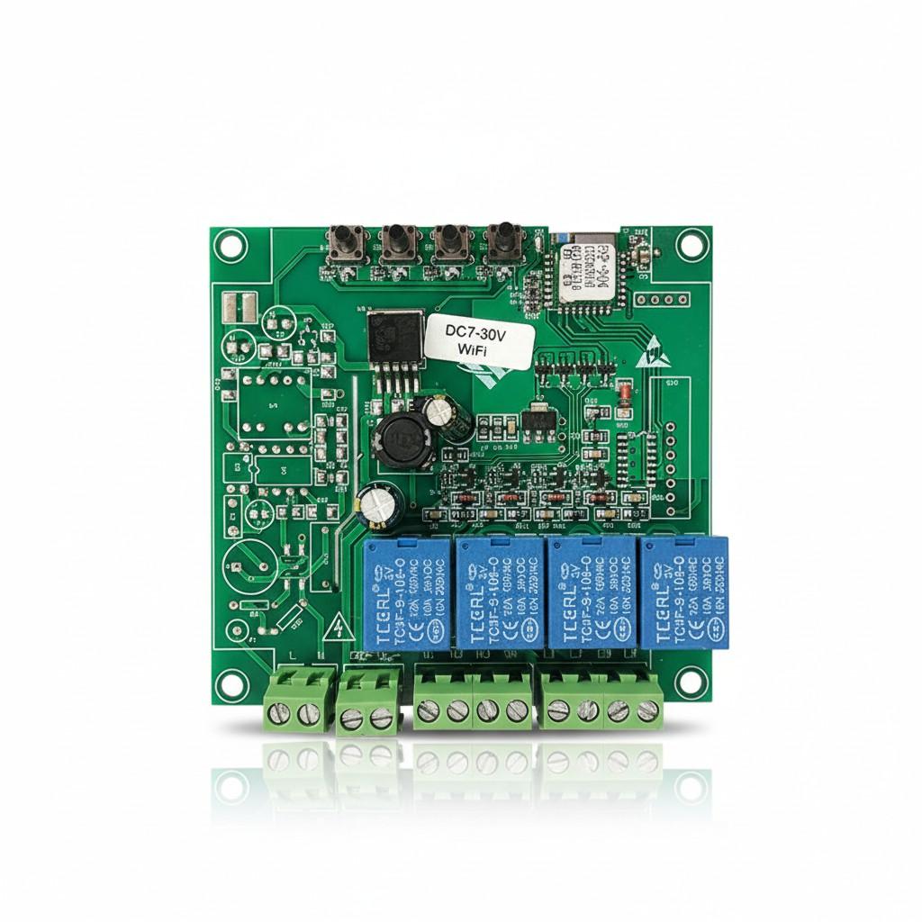 Tmall Genie eWeLink Four-Channel WiFi Remote Relay Phone APP Control Smart Switch DIY Accessory
