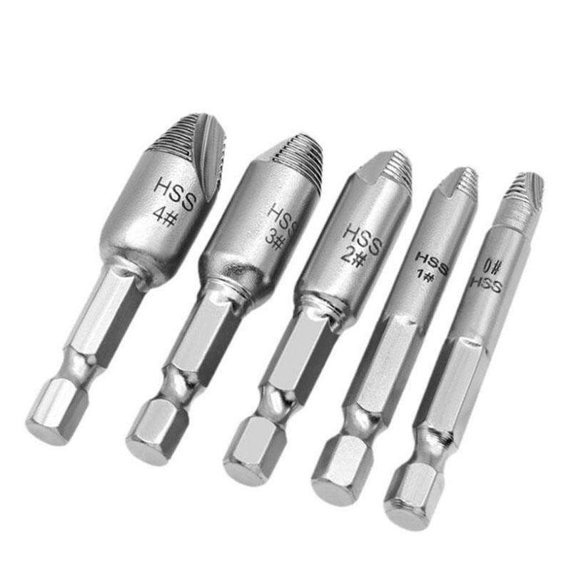 Damaged Screw Extractor Drill Bit High Speed Steel Double Easily Take Out Side Drill Out Broken Screw Remover Bolt