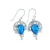 Tanzanite Gemstone 925 Sterling Silver Jewelry Handcrafted Unique Earrings Gift CE-5-5