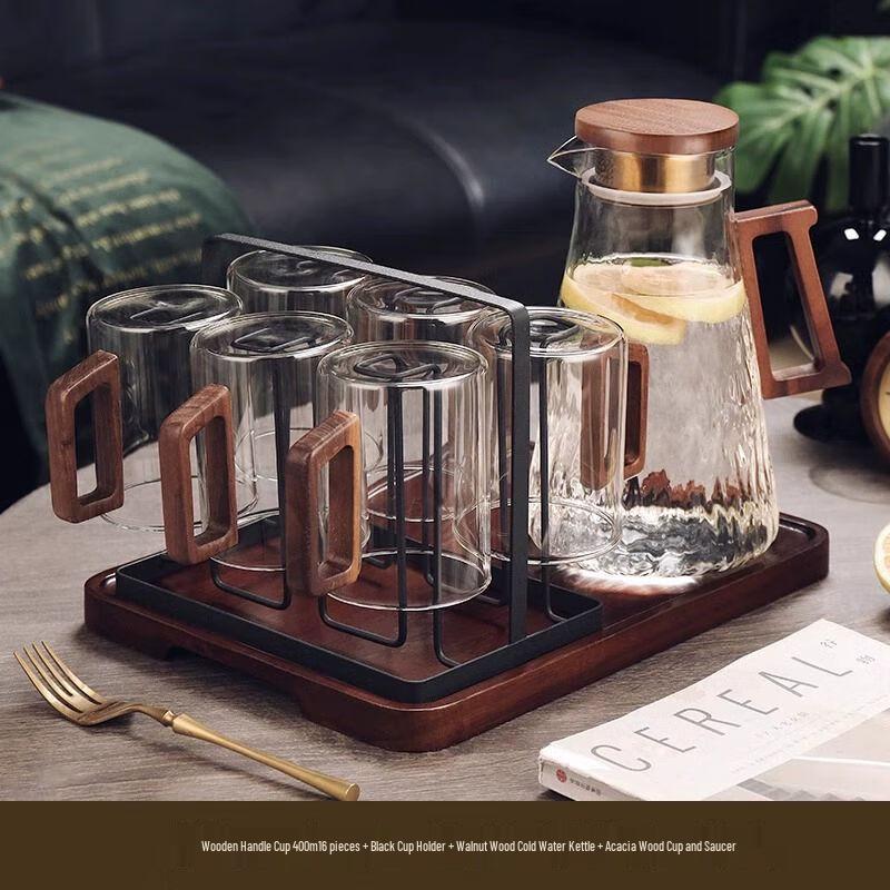 Elegant Heat-Resistant Transparent Glass Cup