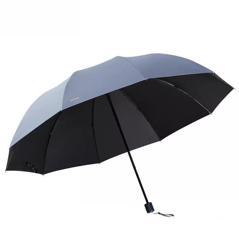 Large Folding Umbrella for Two or Three People with Sun Protection and Anti-UV Features