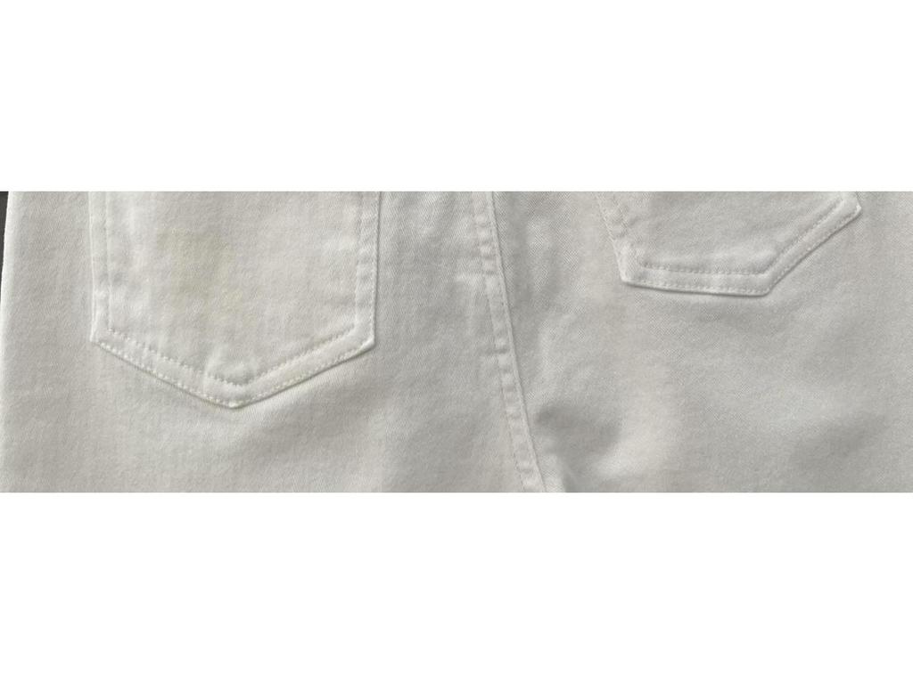 Women's High Waist White Denim Harem Pants - Spring/Summer 2026