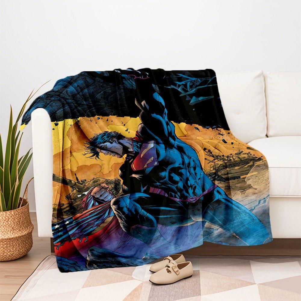 Superman: Red Son Limited Edition HardcoverBlanket Flannel Throw Blanket for Sofa, Bed, Travel, Camping, Office, Couch, Chair
