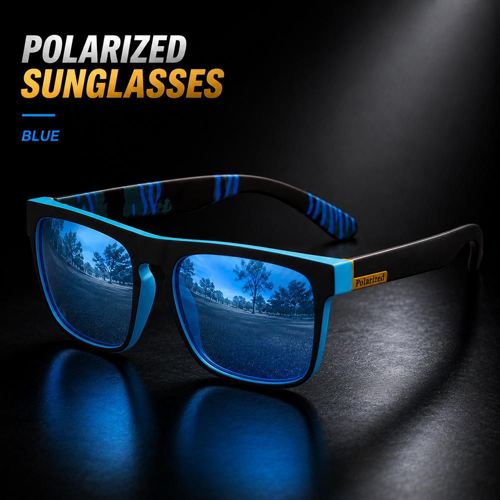 1/3 Pezzi Occhiali da Sole Polarizzati per Uomo Donna Guida Sport Escursionismo Occhiali da Sole Montatura Quadrata Classica Protezione UV400