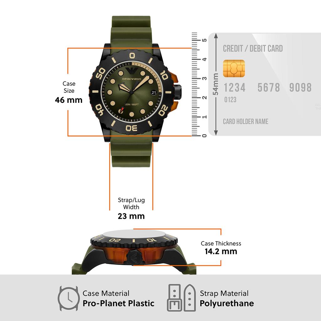 Watch AR11540 Green [Emporio Armani] Men's