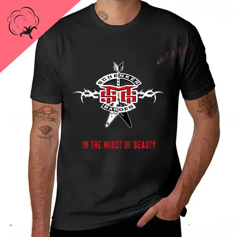 Casual Classic Harajuku Michael Schenker Msg Band Logo Graphic T Shirts 100%Cotton Unisex Shirt Loose Short Sleeve O-neck S-6XL