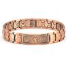 Eagle Double-Row Magnetic Red Copper Men's Bracelet