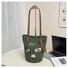 Corduroy Bag Women's Large-capacity New Autumn and Winter Velvet Shoulder Messenger Bag Bucket Bag