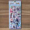 4 Sheets Feimeng Girls 3D Stickers Cartoon Anime Character Decals for DIY Crafts Notebooks Gift Decor BulingBulingStickers Store