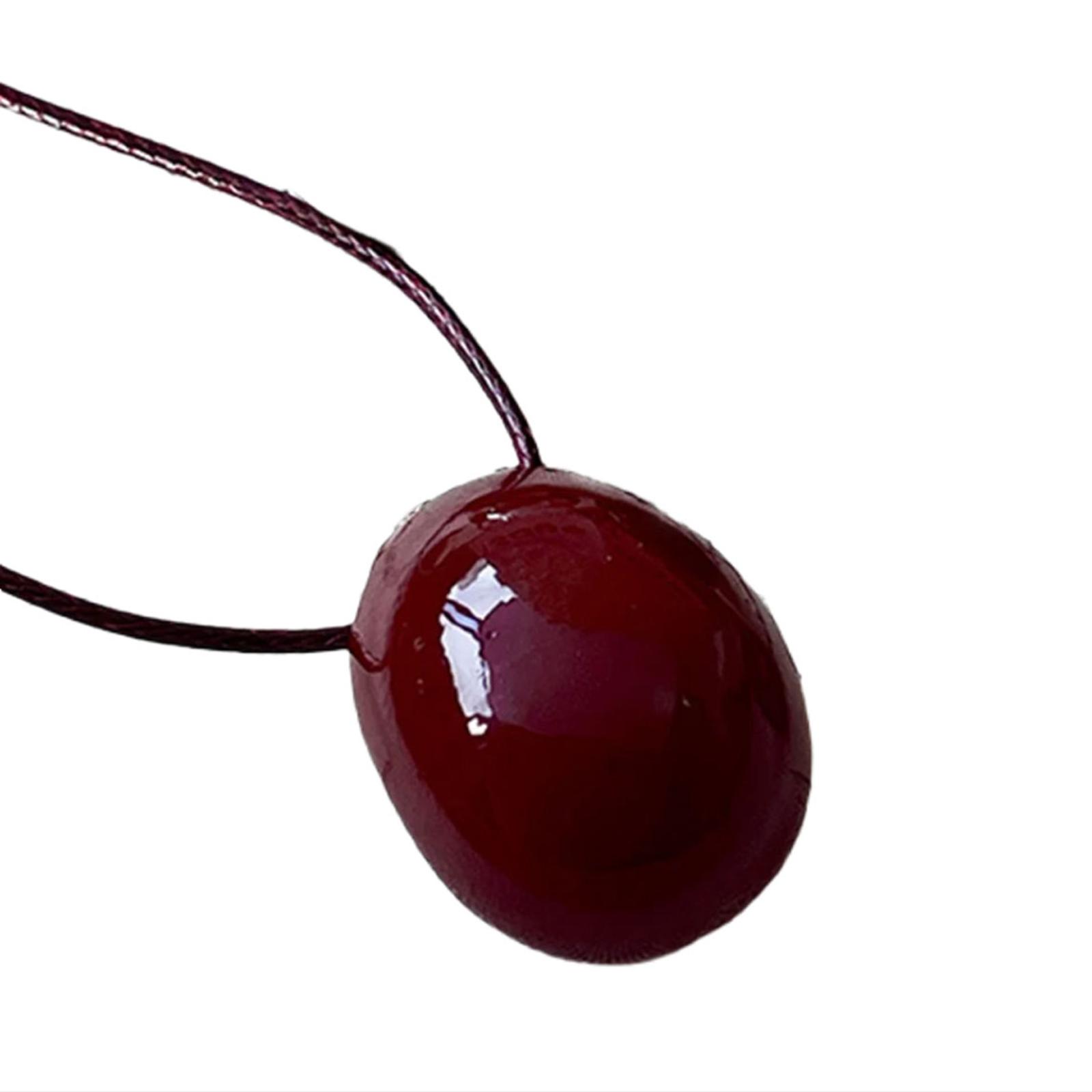 

Элегантное овальное колье-подвеска, удобная цепочка-свитер, длинное веревочное колье с регулируемой цепочкой для любительницы моды вино красного