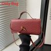 Minimalist Woven Texture Handheld Shoulder Bag For Daily Use