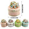 Butterfly and Flower Jewelry Storage Box Multifunctional Organizer for Earrings Bracelets Necklaces Accessories Holder