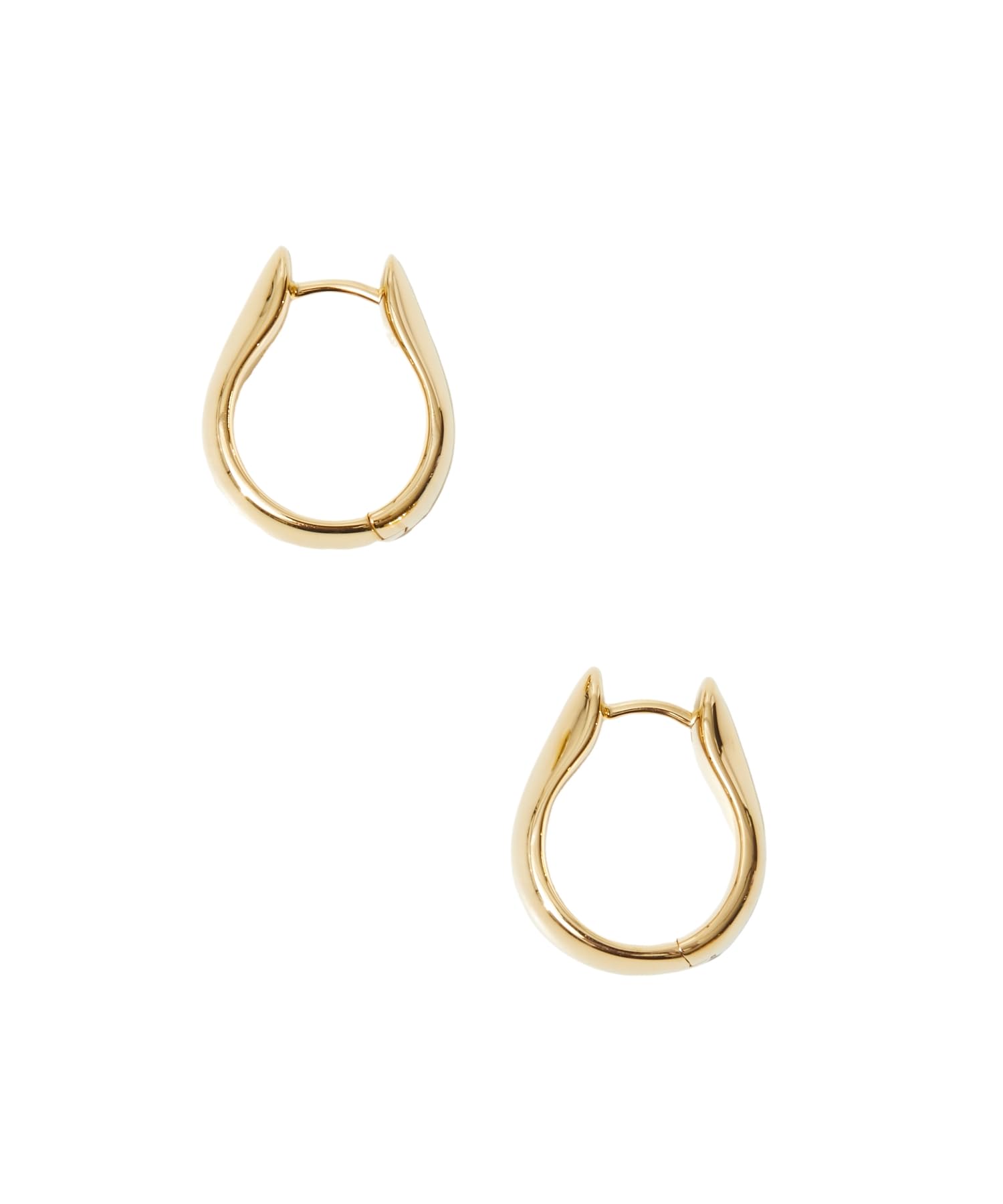 

Recycled Sterling Silver 925 1 Micron Recycled 18K Gold Plated Oyster Hoops Medium Gold Hoop Earrings Gold M [Tom Wood] / E39OYM01NAS925-9K [Item] золотий